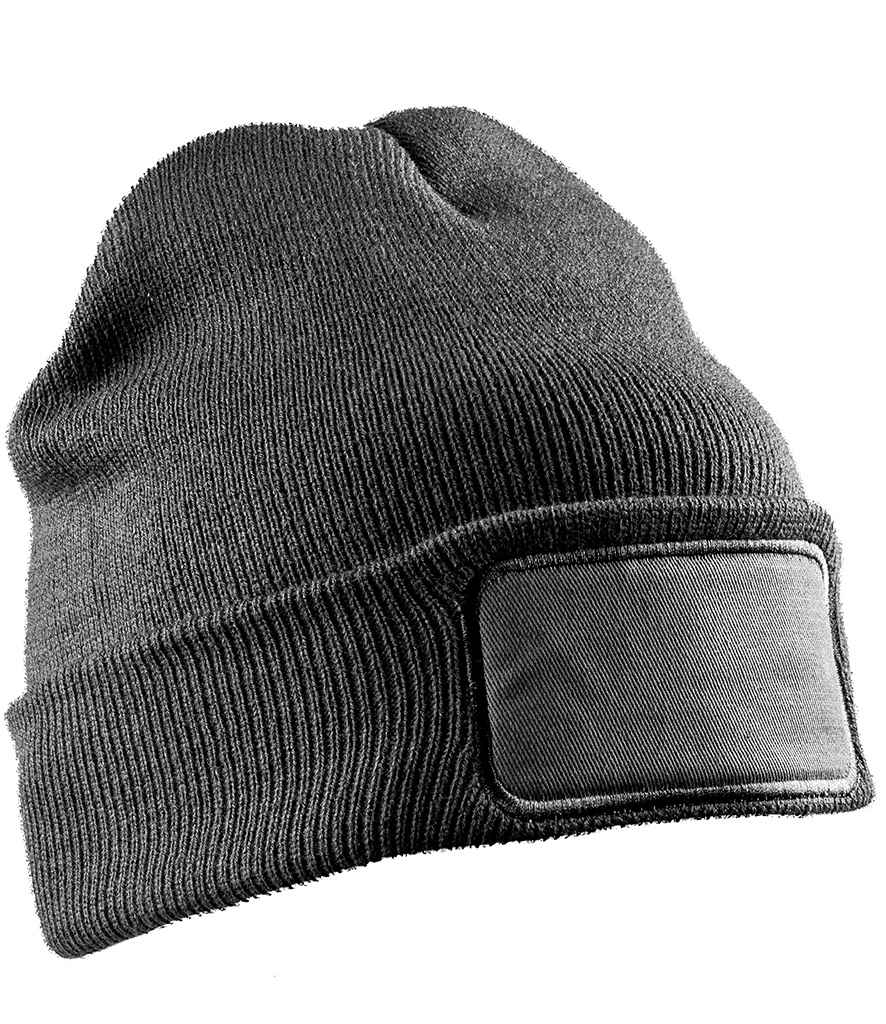 Result Genuine Recycled Double Knit Printers Beanie - GRE