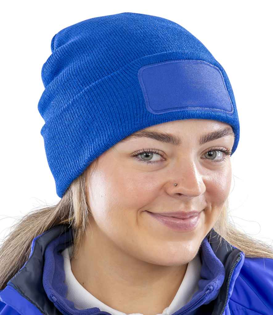 Result Genuine Recycled Double Knit Printers Beanie - ROY