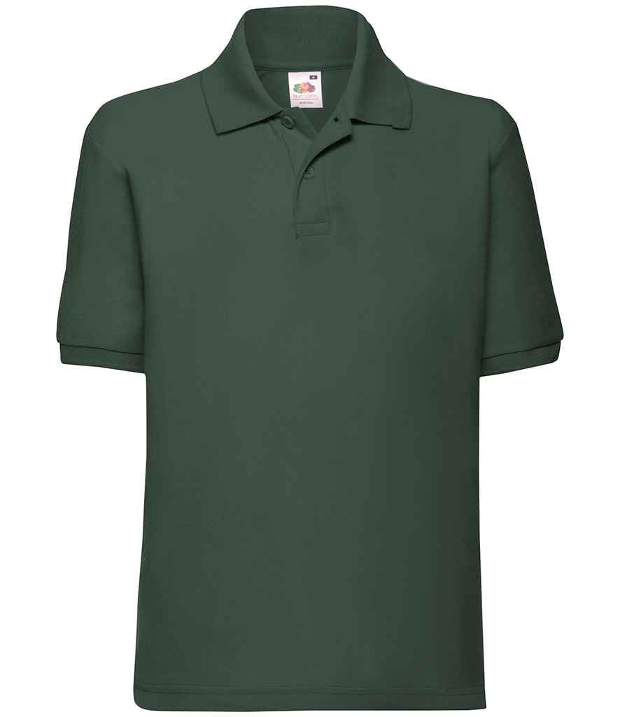Fruit of the Loom Kids Poly/Cotton Piqué Polo Shirt - Bot