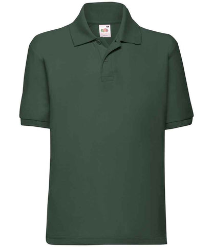 Fruit of the Loom Kids Poly/Cotton Piqué Polo Shirt - Bot