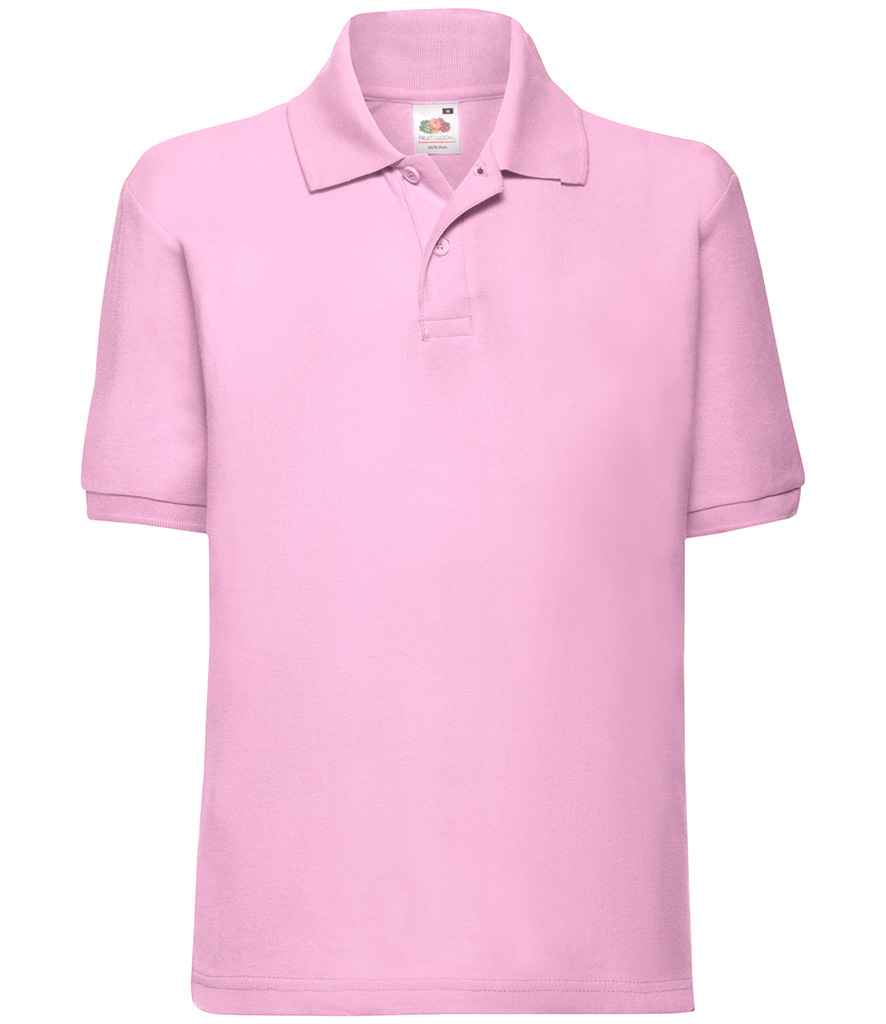 Fruit of the Loom Kids Poly/Cotton Piqué Polo Shirt - Lpi