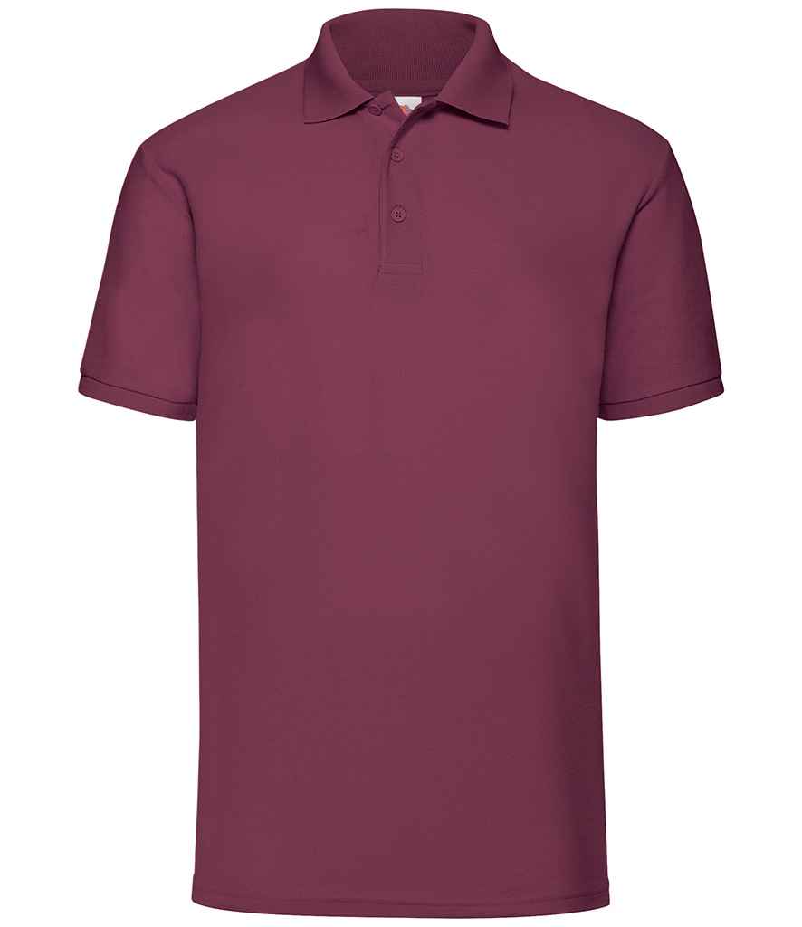 Fruit of the Loom Poly/Cotton Piqué Polo Shirt - Bur