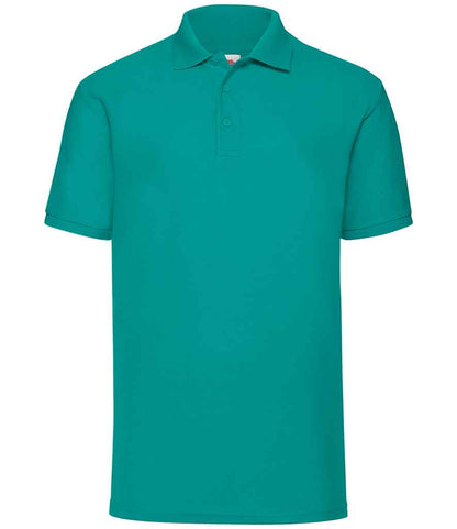 Fruit of the Loom Poly/Cotton Piqué Polo Shirt - Eme