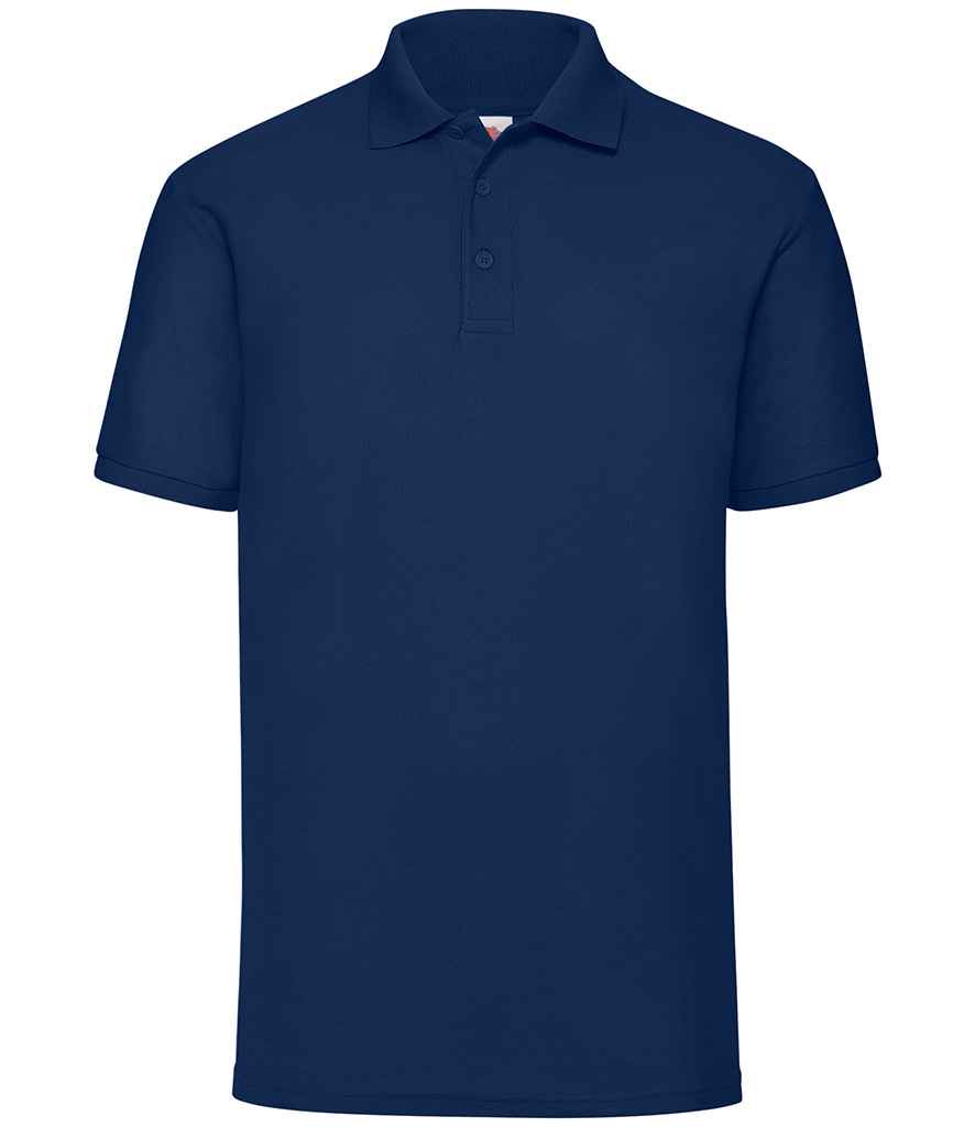 Fruit of the Loom Poly/Cotton Piqué Polo Shirt - Nav