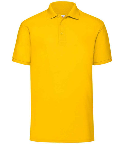 Fruit of the Loom Poly/Cotton Piqué Polo Shirt - Sun
