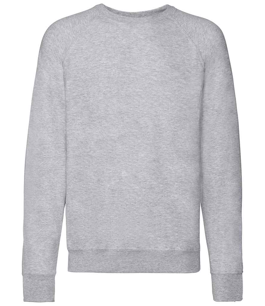 Fruit of the Loom Lightweight Raglan Sweatshirt - Hea