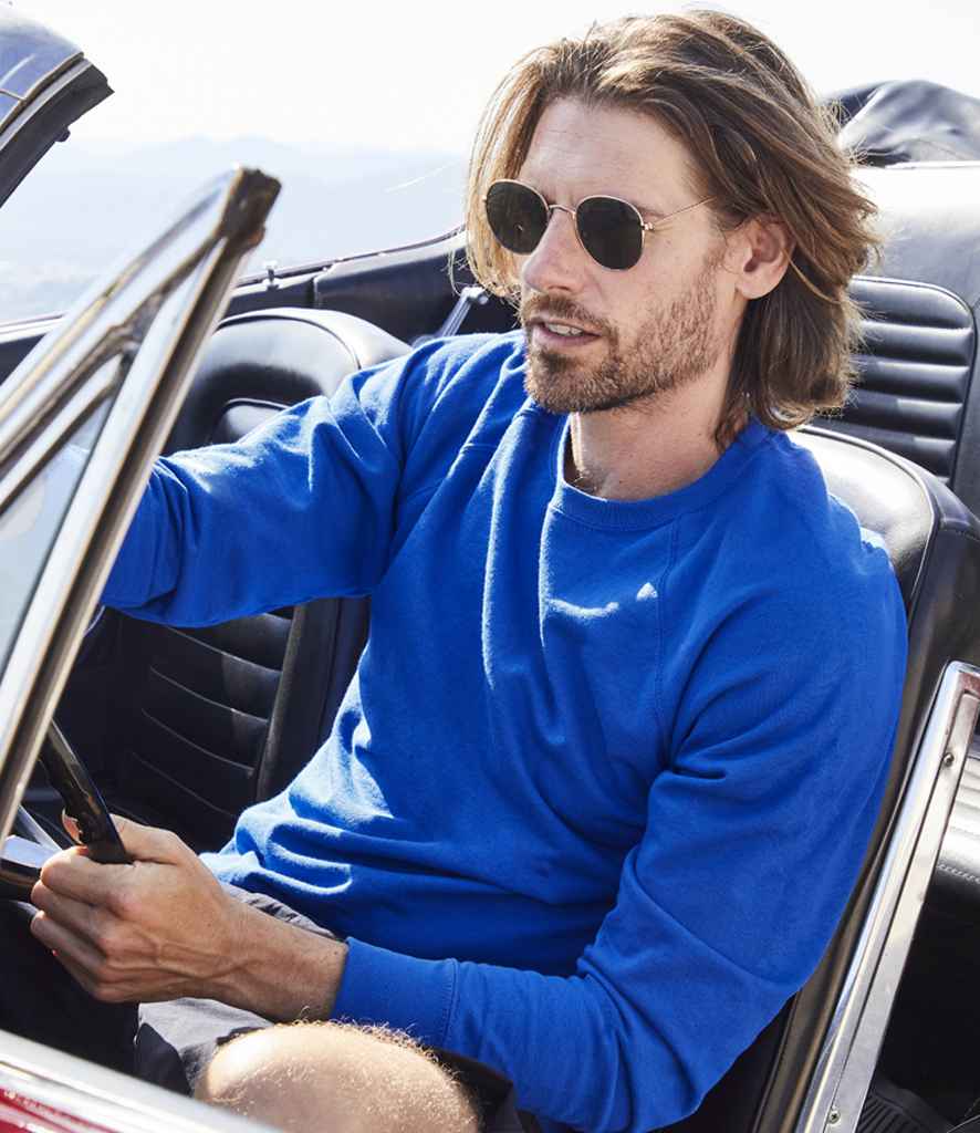 Fruit of the Loom Lightweight Raglan Sweatshirt - Royal