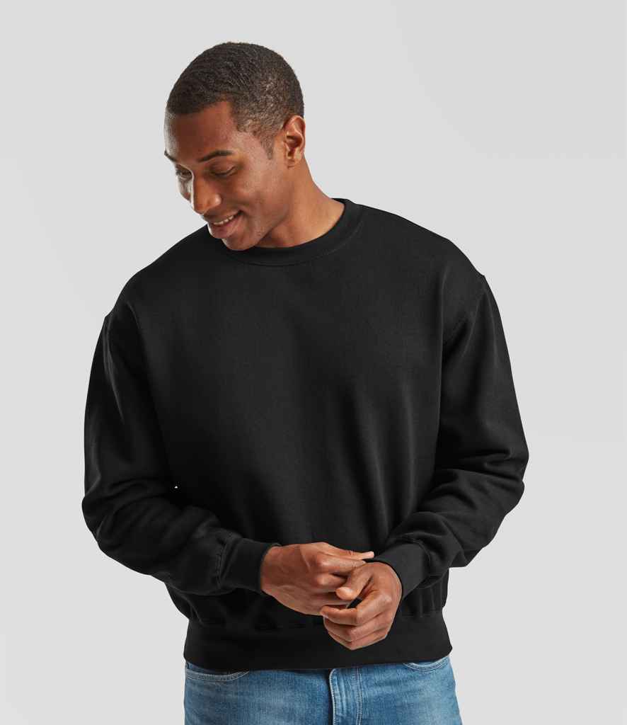 Fruit of the Loom Supercotton™ Sweatshirt - Black