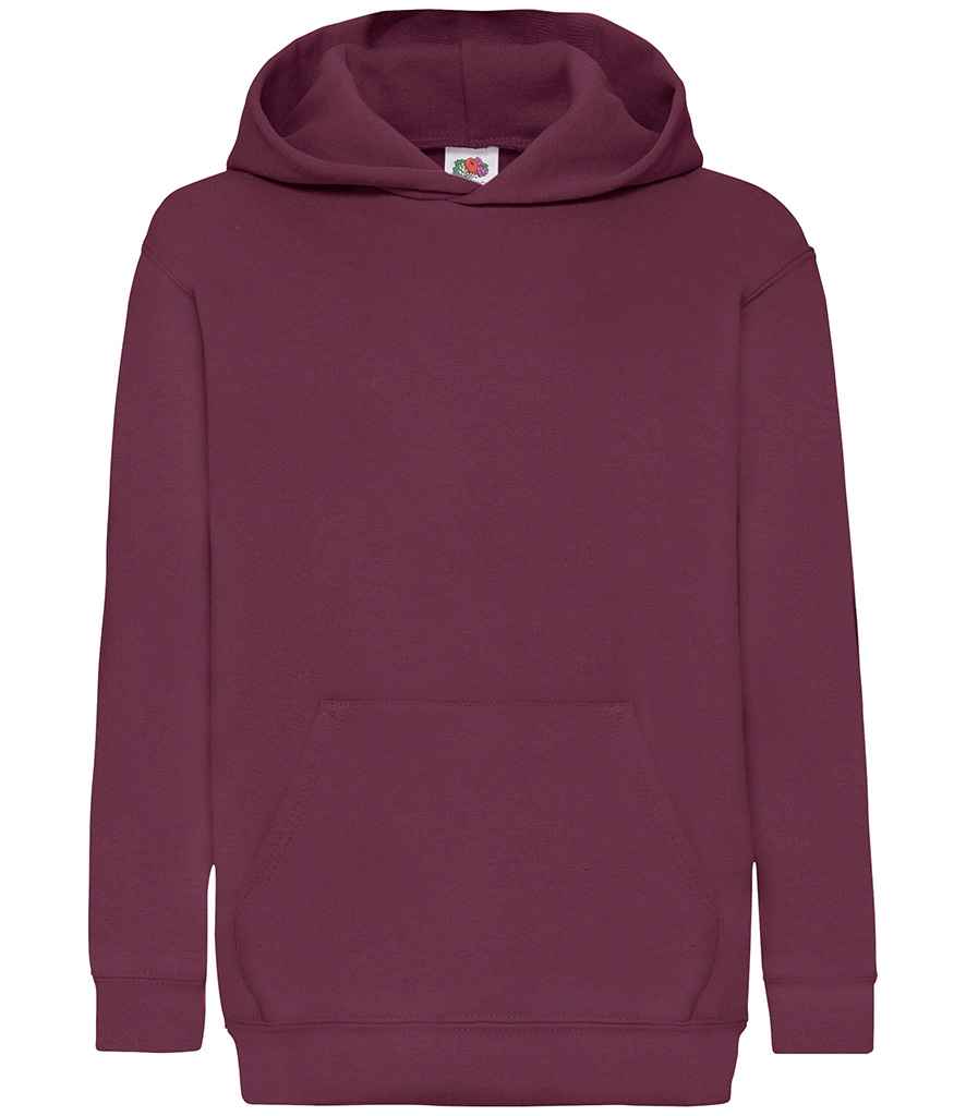 Fruit of the Loom Kids Classic Hooded Sweatshirt - Bur