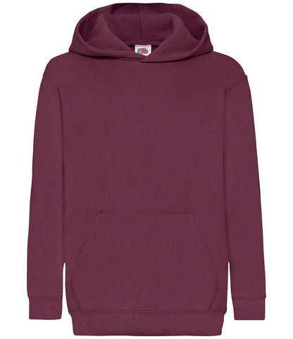 Fruit of the Loom Kids Classic Hooded Sweatshirt - Bur