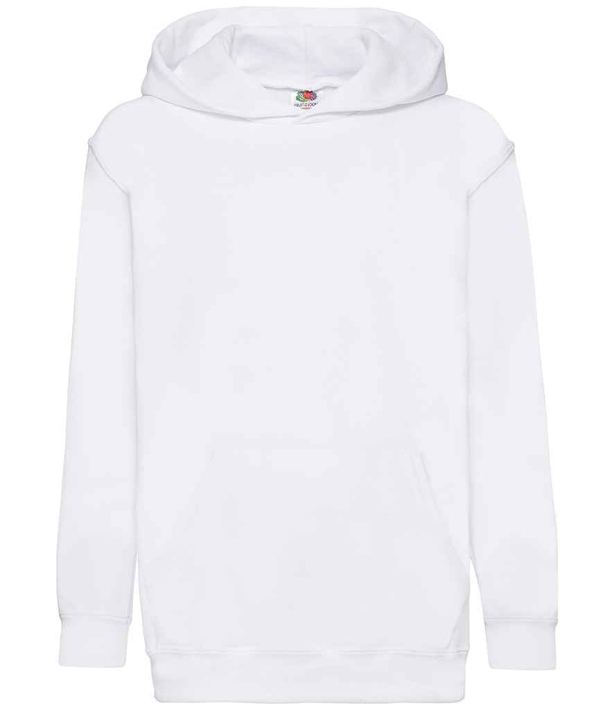 Fruit of the Loom Kids Classic Hooded Sweatshirt - Whi