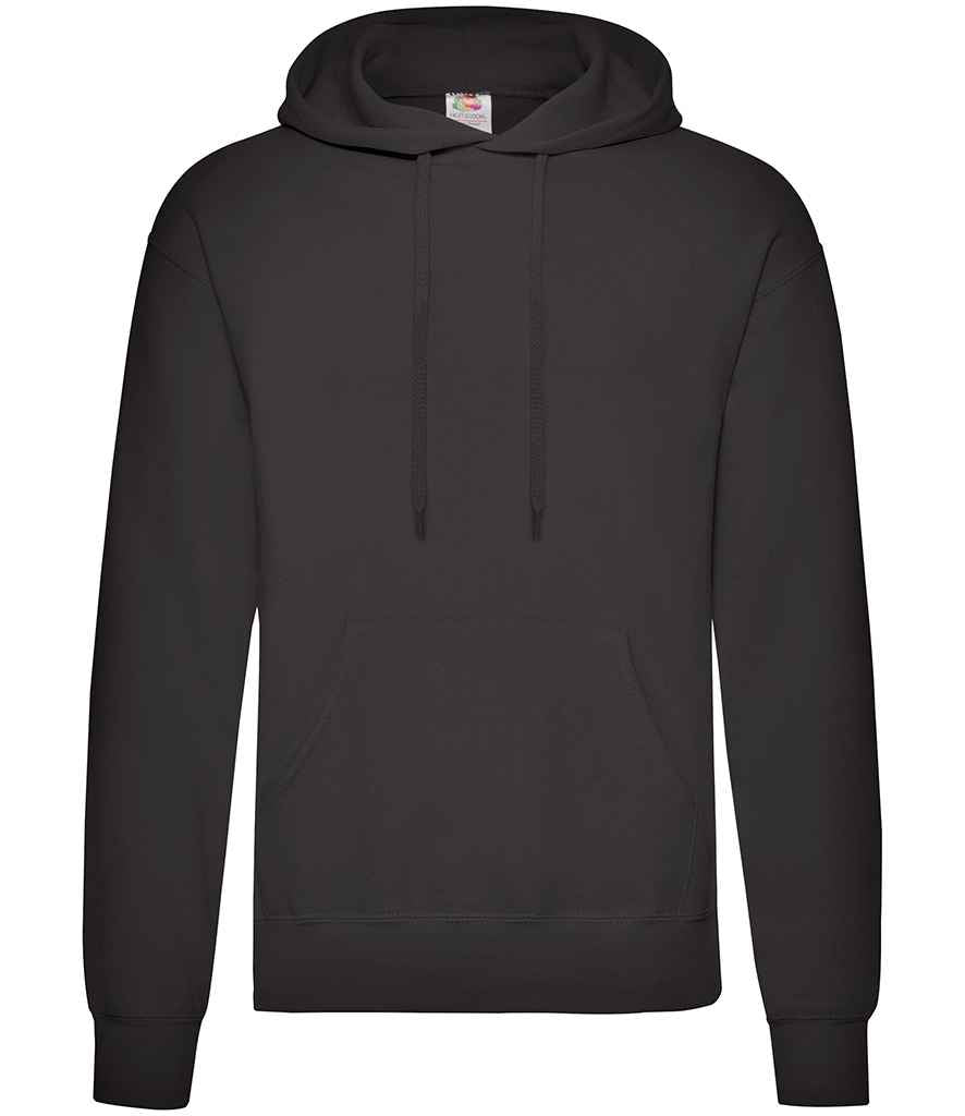 Fruit of the Loom Classic Hooded Sweatshirt - Black