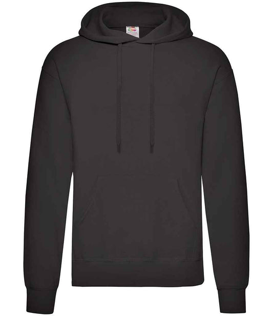 Fruit of the Loom Classic Hooded Sweatshirt - Black