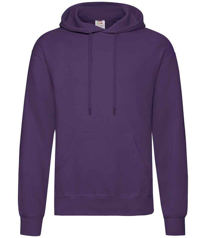Fruit of the Loom Classic Hooded Sweatshirt - Purple