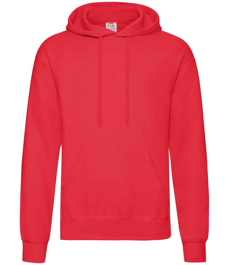 Fruit of the Loom Classic Hooded Sweatshirt - Red