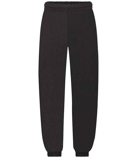 Fruit of the Loom Kids Elasticated Hem Jog Pants - Black