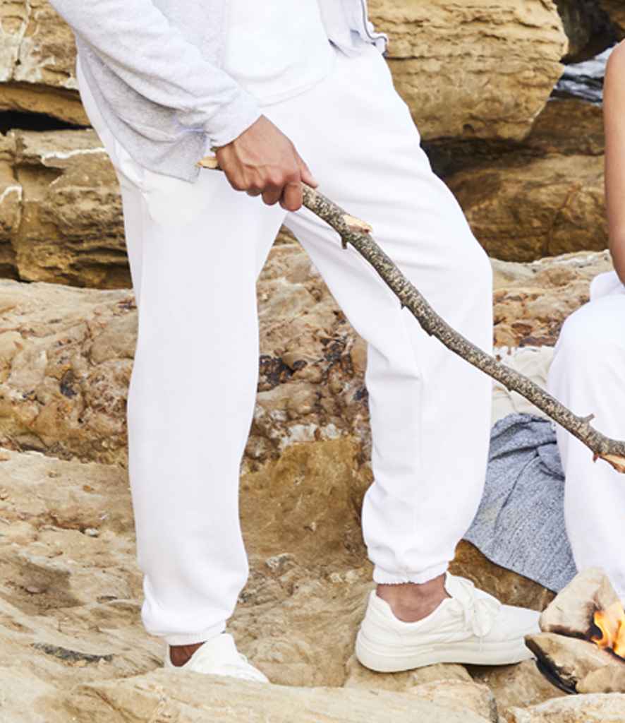 Fruit of the Loom Classic Elasticated Hem Jog Pants - Whi