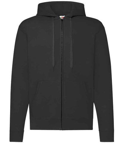 Fruit of the Loom Classic Zip Hooded Sweatshirt - Black