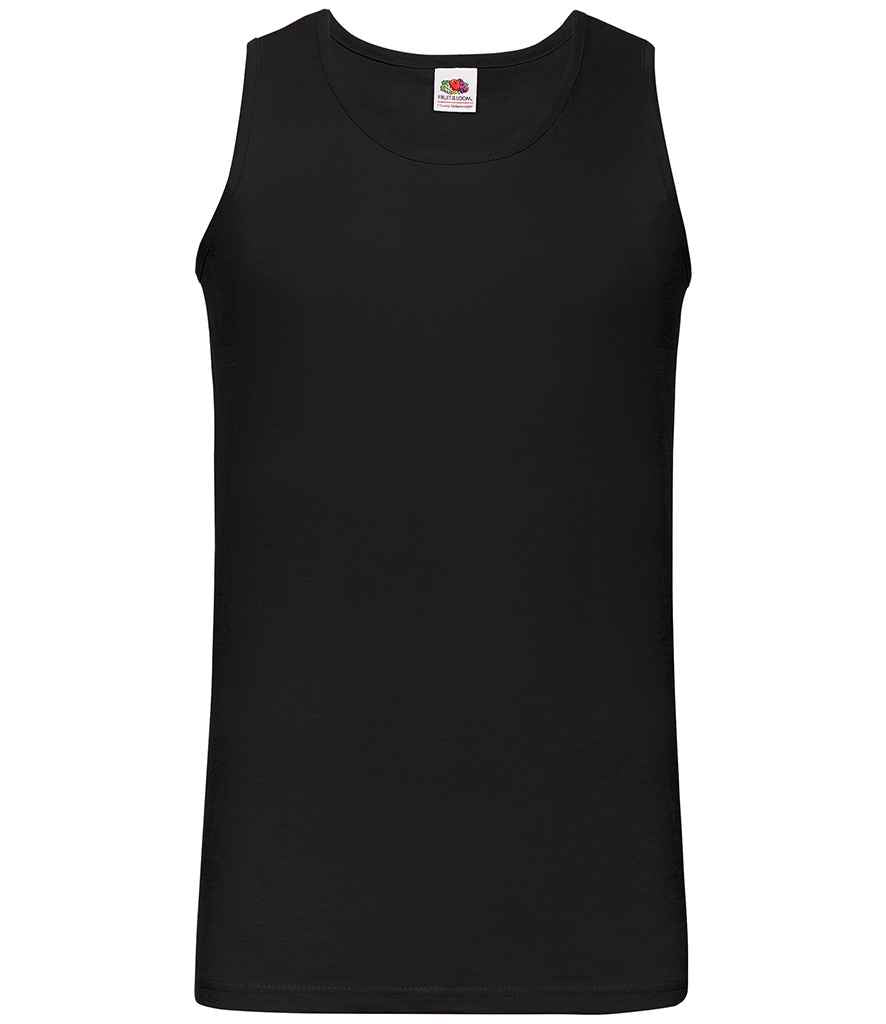 Fruit of the Loom Athletic Vest - Black