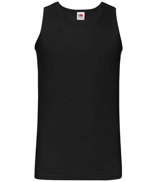 Fruit of the Loom Athletic Vest - Black