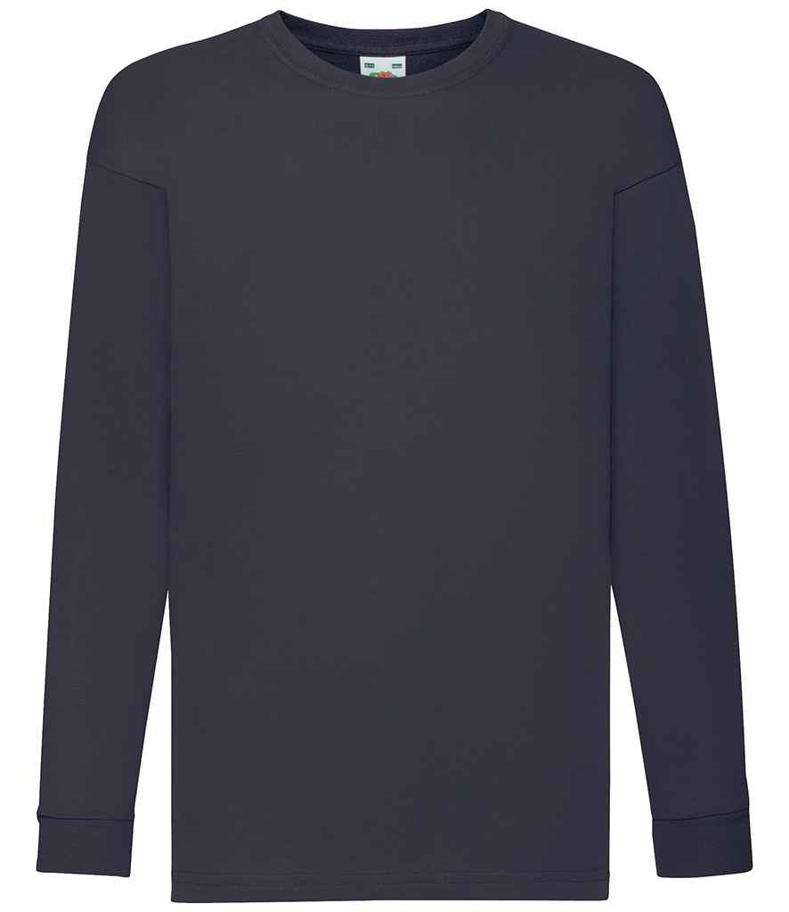 Fruit of the Loom Kids Long Sleeve Value T-Shirt - Dna