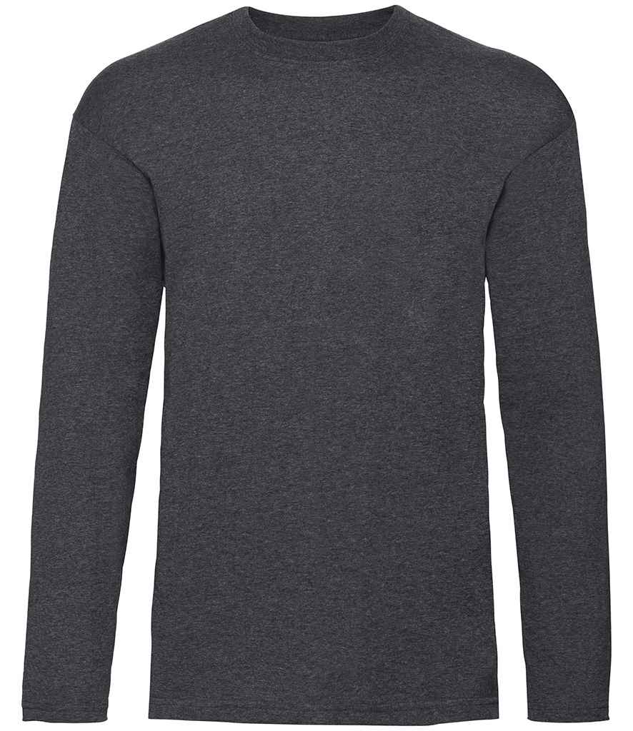 Fruit of the Loom Long Sleeve Value T-Shirt - Dhe