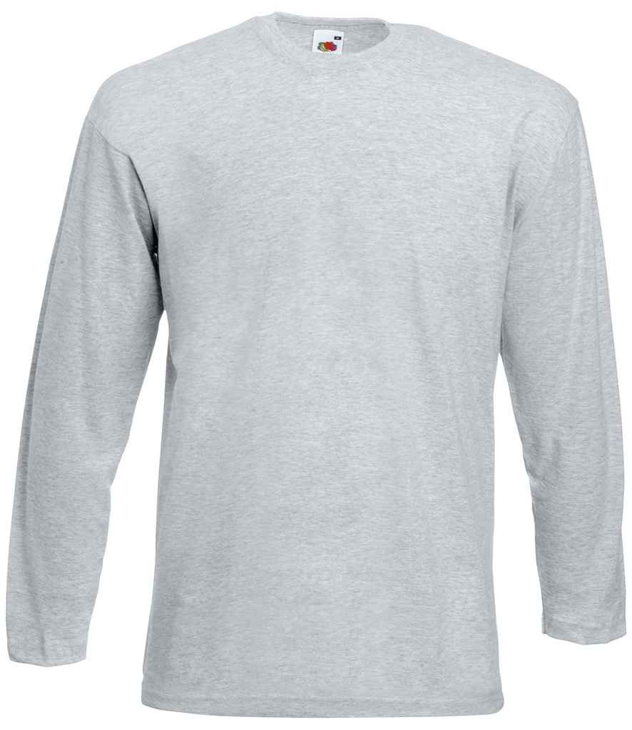 Fruit of the Loom Long Sleeve Value T-Shirt - Hea