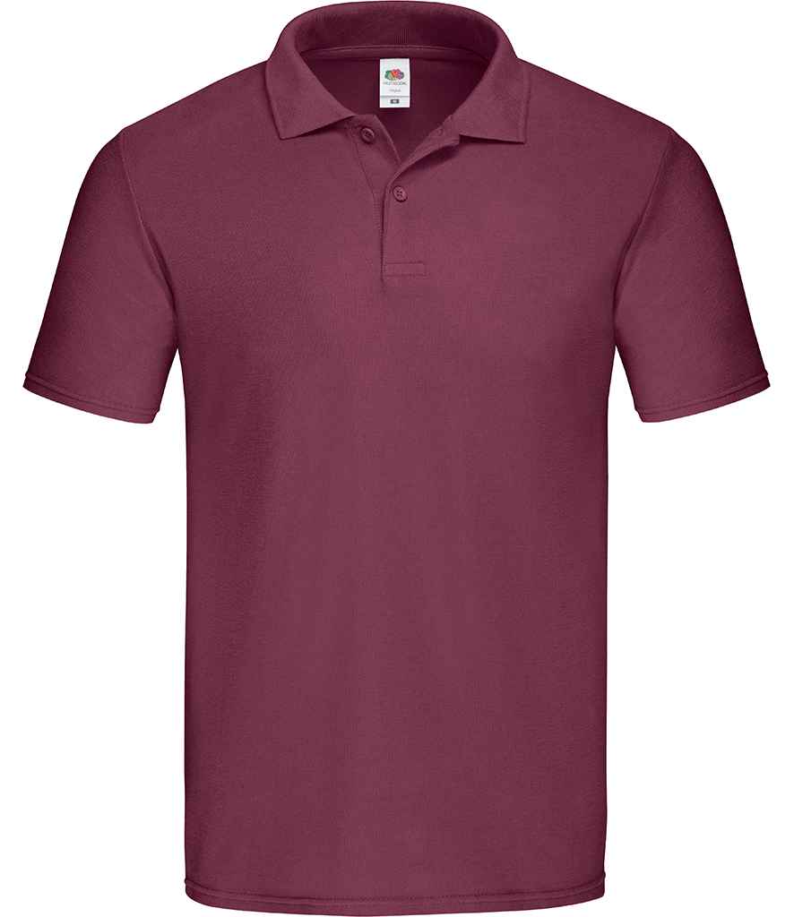 Fruit of the Loom Original Piqué Polo Shirt - Bur