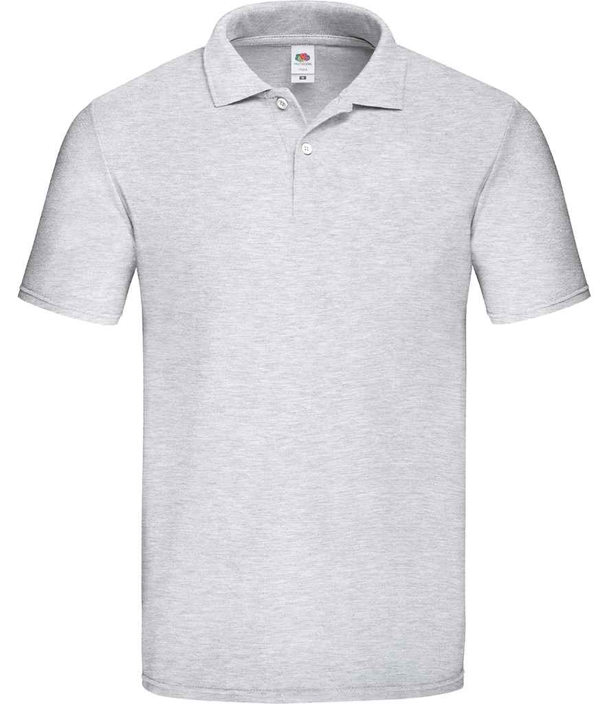 Fruit of the Loom Original Piqué Polo Shirt - Hea