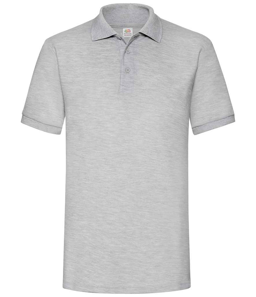 Fruit of the Loom Heavy Poly/Cotton Piqué Polo Shirt - Hea