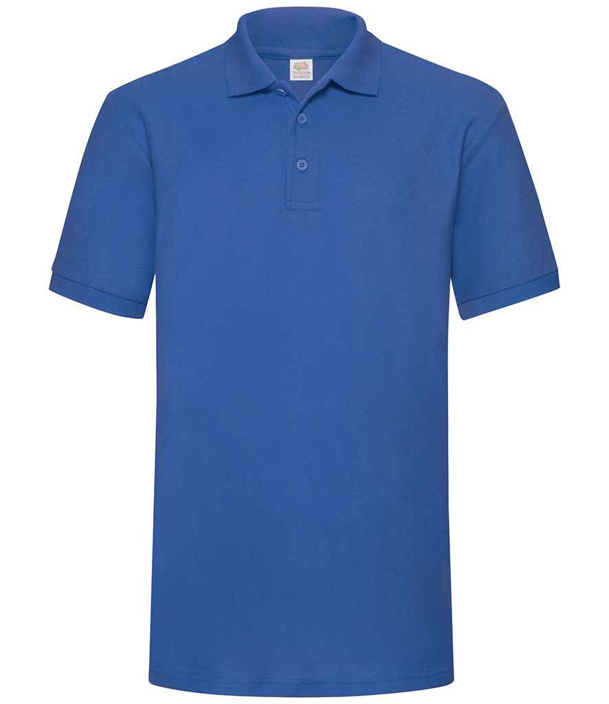 Fruit of the Loom Heavy Poly/Cotton Piqué Polo Shirt - Royal