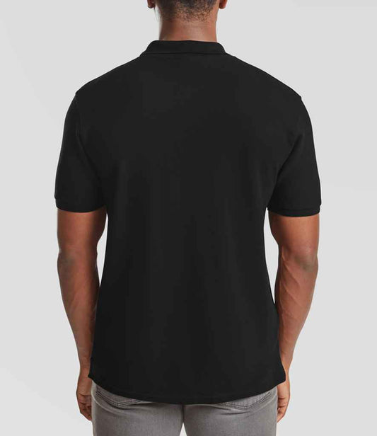 Fruit of the Loom Premium Cotton Piqué Polo Shirt - Black
