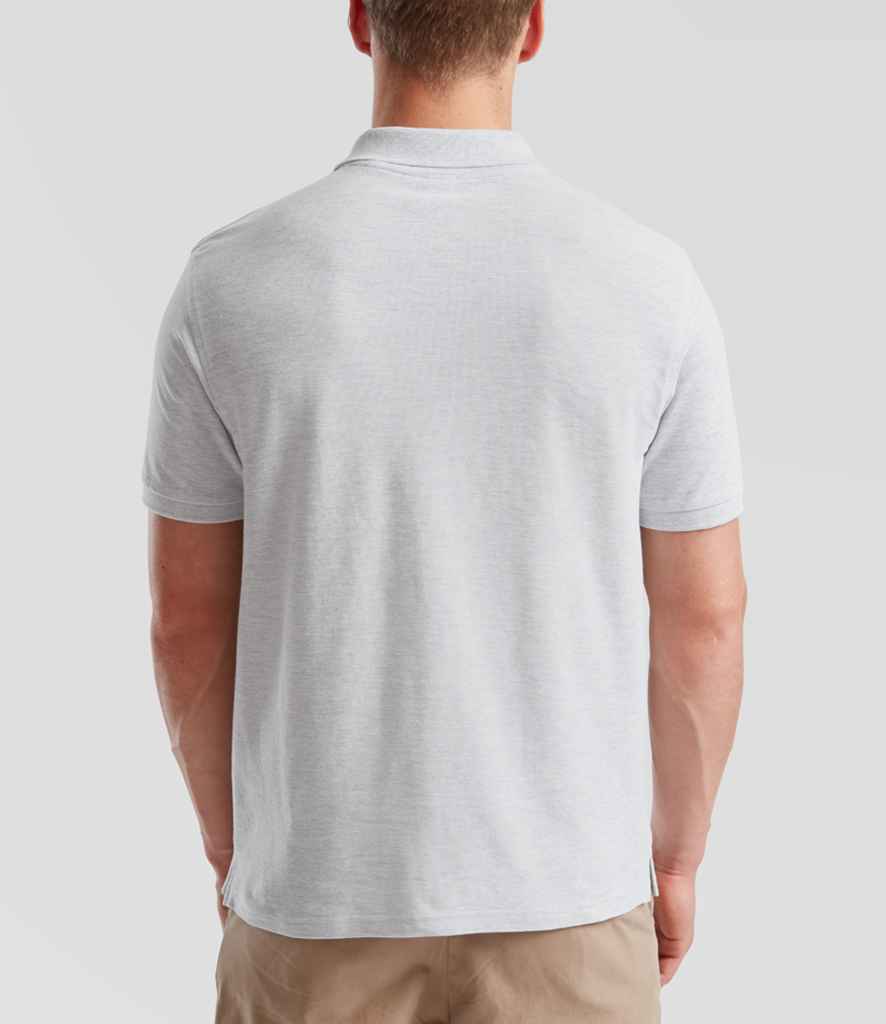 Fruit of the Loom Premium Cotton Piqué Polo Shirt - Hea