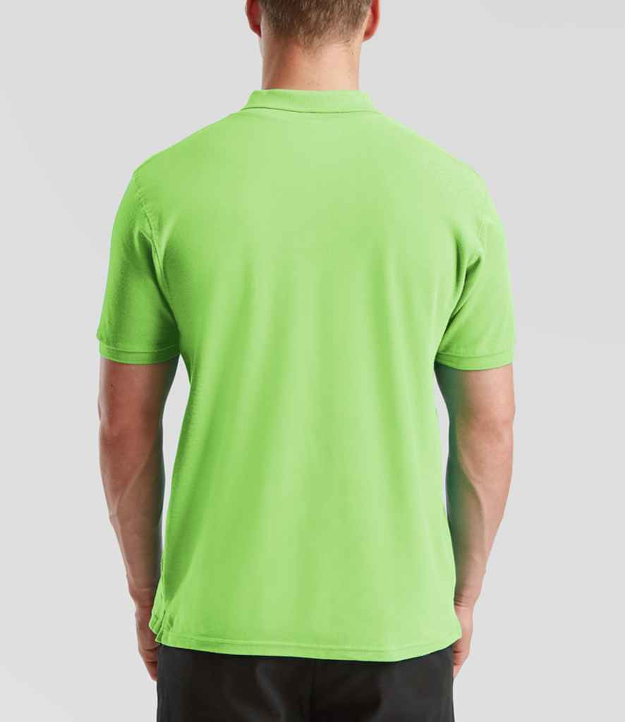 Fruit of the Loom Premium Cotton Piqué Polo Shirt - Lim