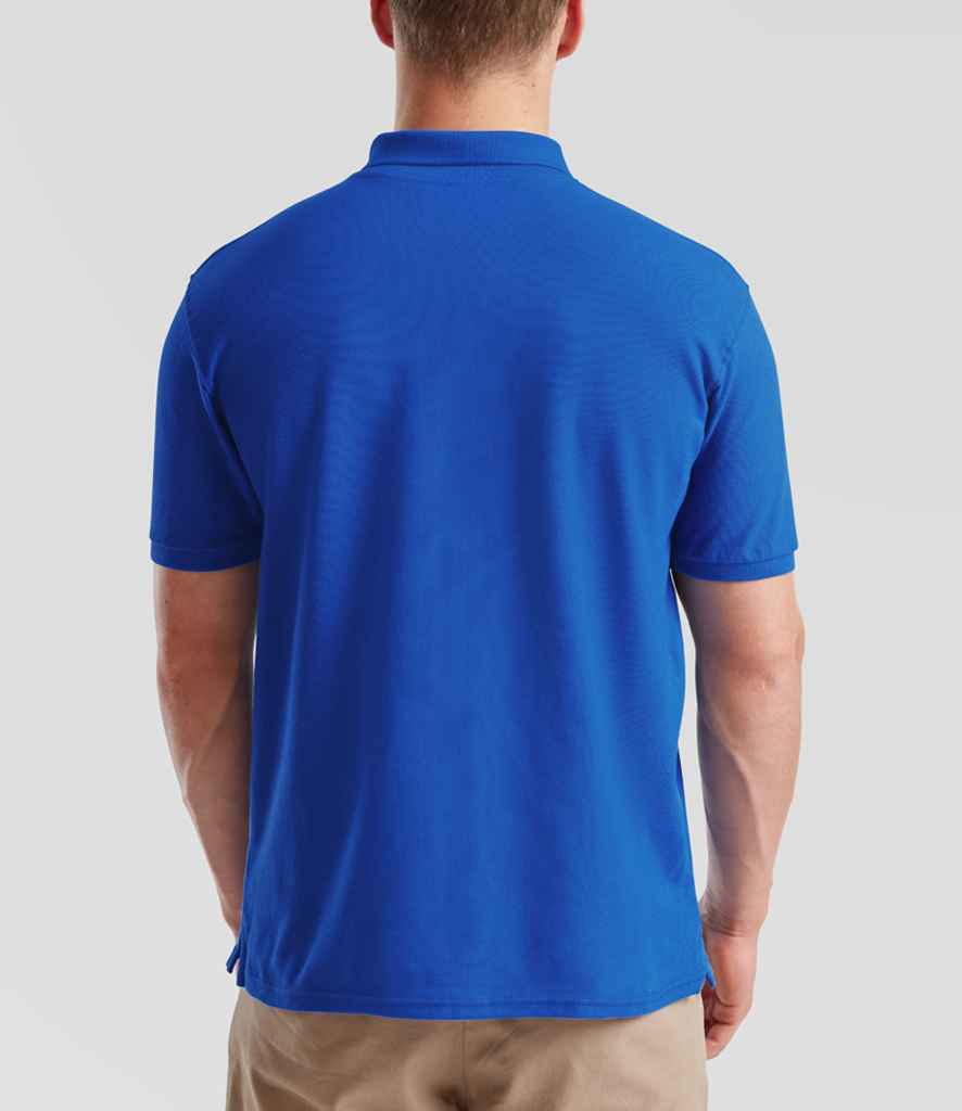 Fruit of the Loom Premium Cotton Piqué Polo Shirt - Royal