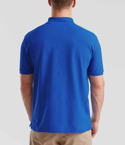 Fruit of the Loom Premium Cotton Piqué Polo Shirt - Royal