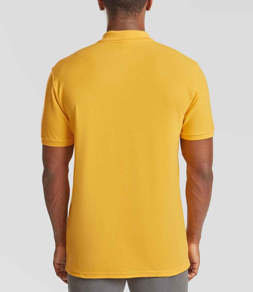 Fruit of the Loom Premium Cotton Piqué Polo Shirt - Sun