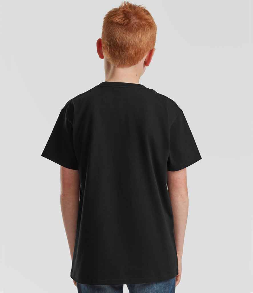 Fruit of the Loom Kids Iconic 195 T-Shirt - Black