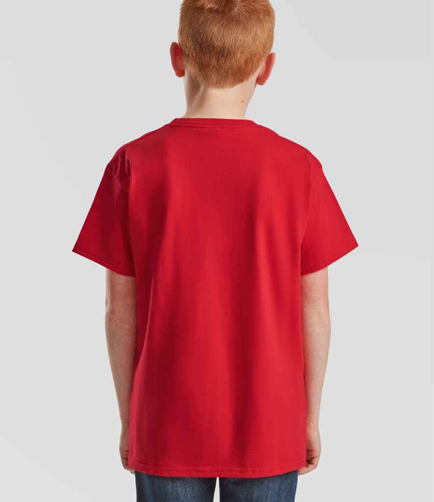 Fruit of the Loom Kids Iconic 195 T-Shirt - Red