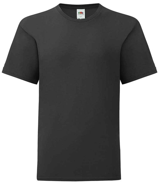 Fruit of the Loom Kids Iconic 150 T-Shirt - Black