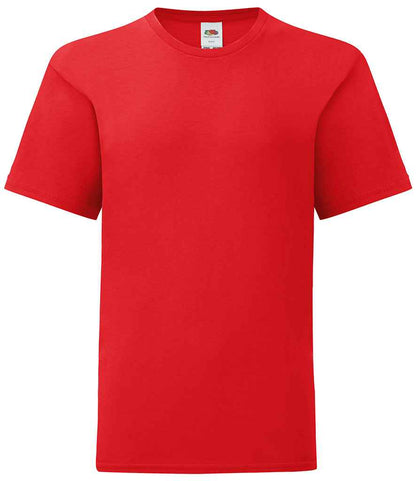 Fruit of the Loom Kids Iconic 150 T-Shirt - Red