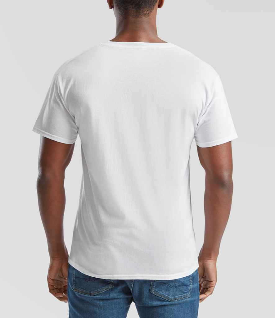 Fruit of the Loom Original V Neck T-Shirt - Whi