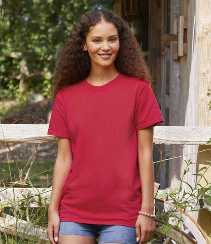 Fruit of the Loom Pure Cotton T-Shirt - Red