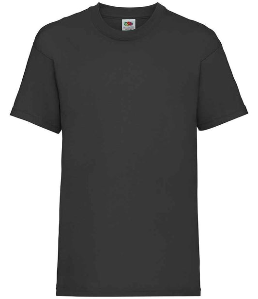 Fruit of the Loom Kids Value T-Shirt - Black