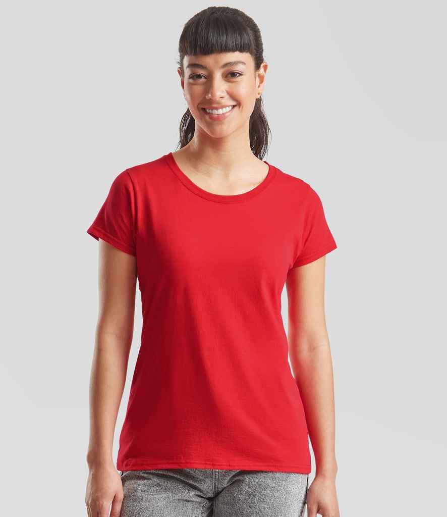 Fruit of the Loom Lady Fit Original T-Shirt - Red