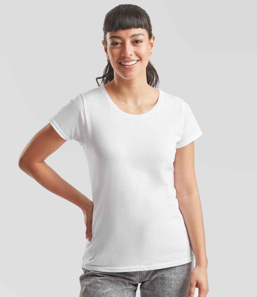 Fruit of the Loom Lady Fit Original T-Shirt - Whi