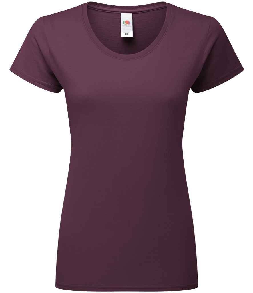 Fruit of the Loom Ladies Iconic 195 T-Shirt - Drp