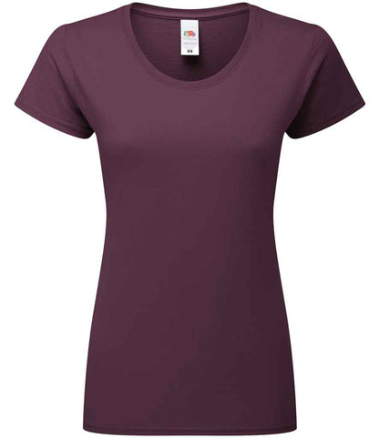 Fruit of the Loom Ladies Iconic 195 T-Shirt - Drp
