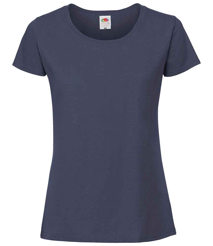 Fruit of the Loom Ladies Iconic 195 T-Shirt - Nav