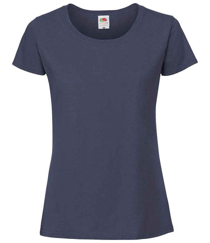 Fruit of the Loom Ladies Iconic 195 T-Shirt - Nav